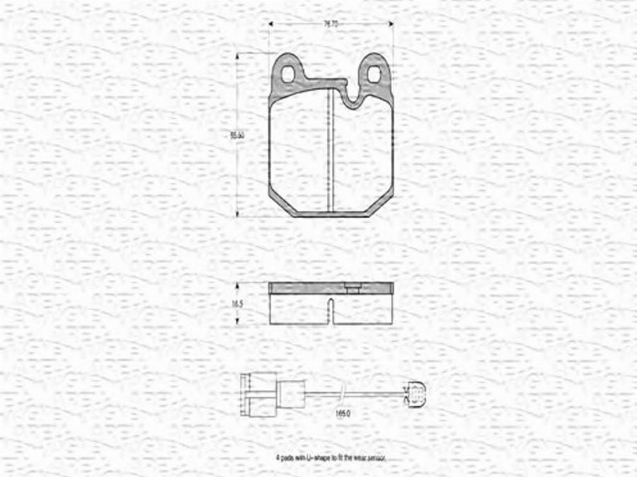 Magneti Marelli 363702160103 - Komplet Pločica, disk-kočnica www.molydon.hr