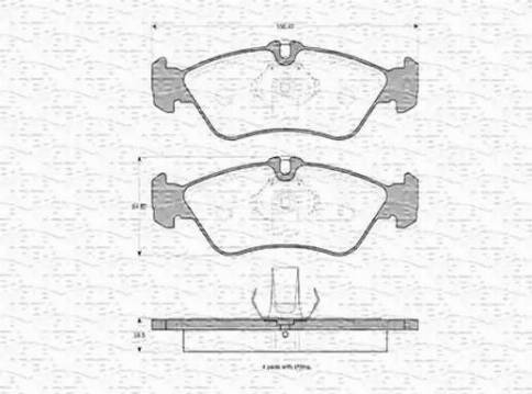 Magneti Marelli 363702160397 - Komplet Pločica, disk-kočnica www.molydon.hr