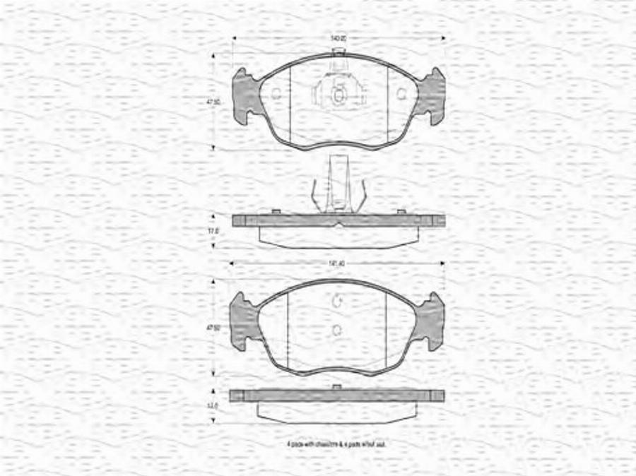 Magneti Marelli 363702160293 - Komplet Pločica, disk-kočnica www.molydon.hr