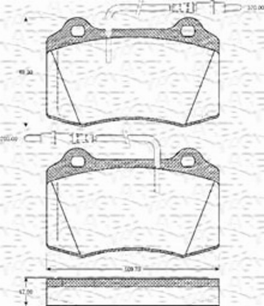 Magneti Marelli 363702161088 - Komplet Pločica, disk-kočnica www.molydon.hr