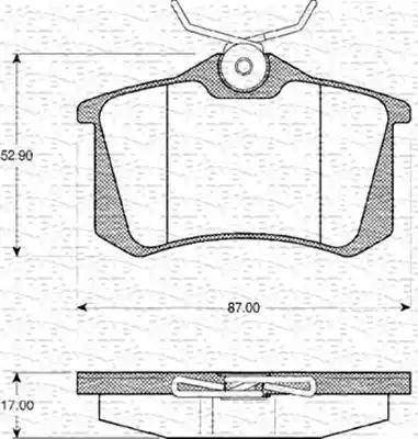 Magneti Marelli 363702161079 - Komplet Pločica, disk-kočnica www.molydon.hr