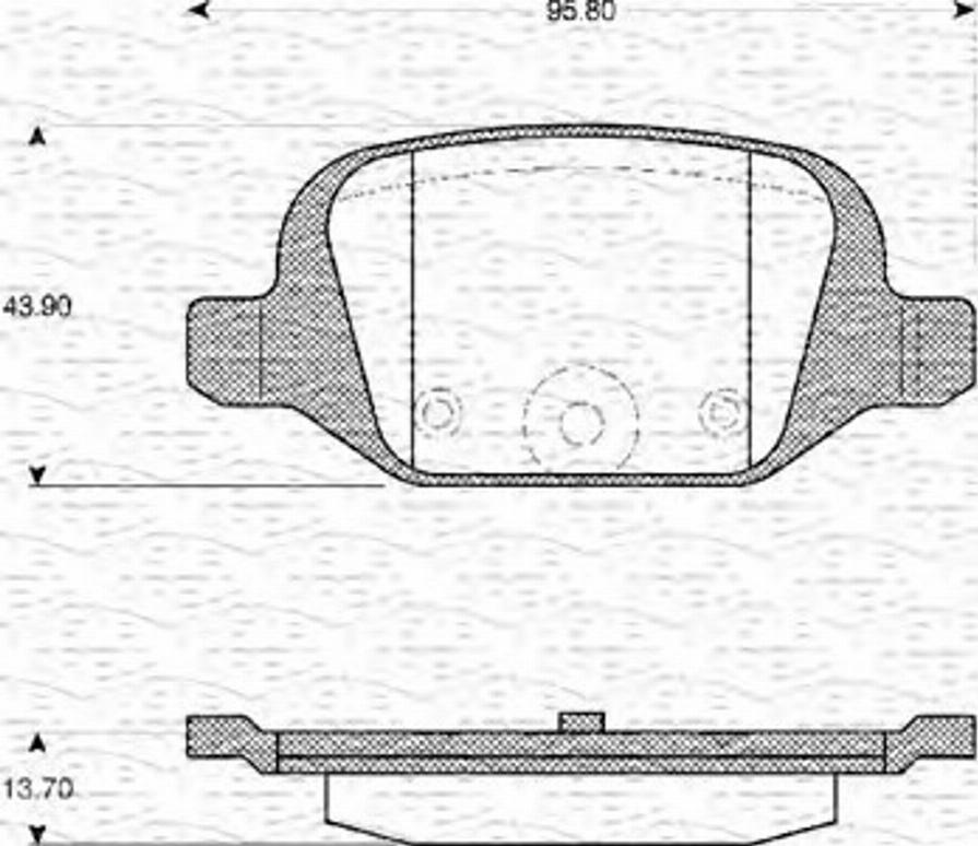 Magneti Marelli 363702161104 - Komplet Pločica, disk-kočnica www.molydon.hr