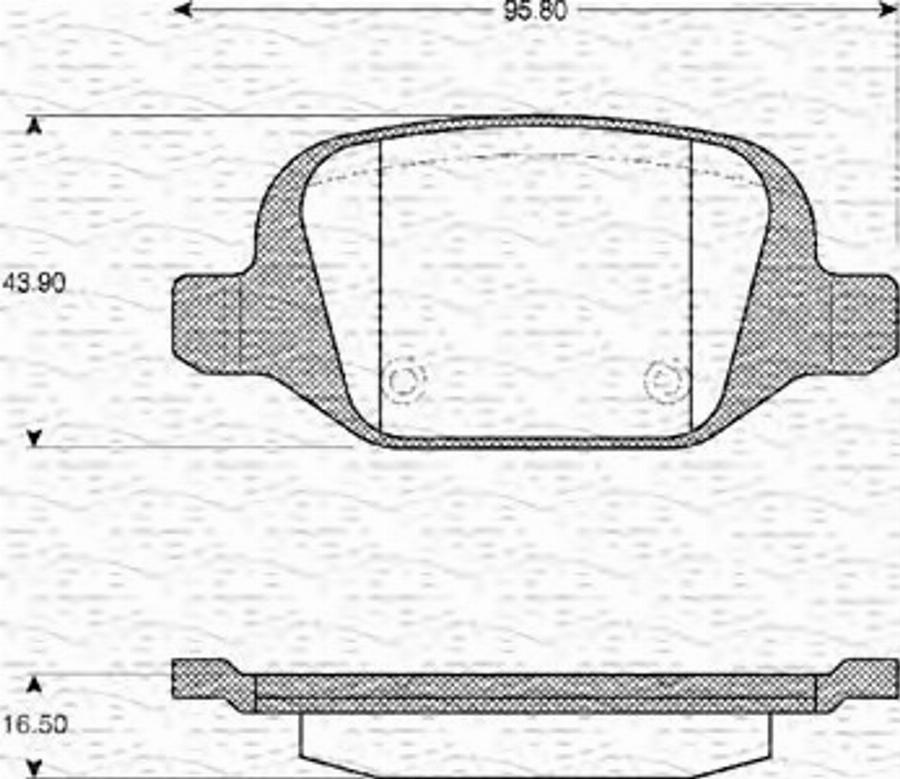 Magneti Marelli 363702161110 - Komplet Pločica, disk-kočnica www.molydon.hr