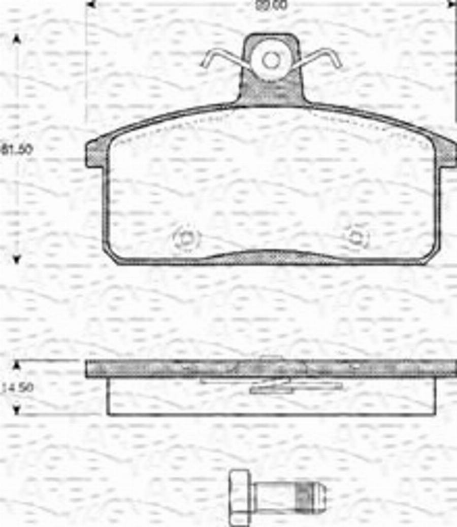 Magneti Marelli 363702161137 - Komplet Pločica, disk-kočnica www.molydon.hr