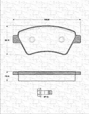 Magneti Marelli 363702161246 - Komplet Pločica, disk-kočnica www.molydon.hr