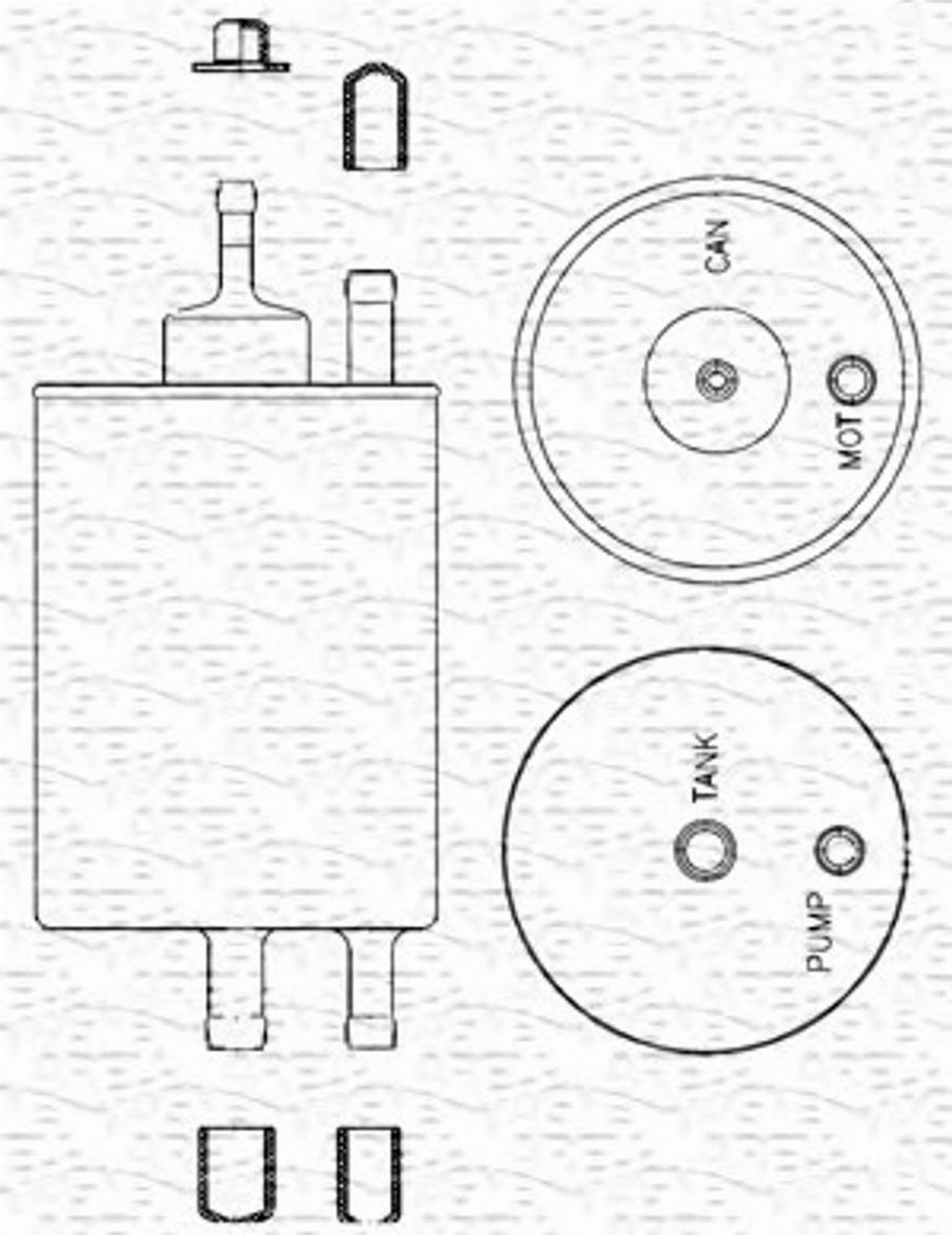 Magneti Marelli 213908204000 - Filter za gorivo www.molydon.hr