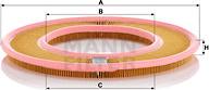 Mann-Filter C 4190 - Filter za zrak www.molydon.hr