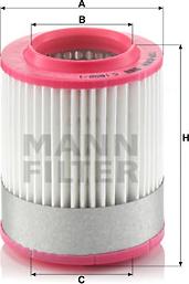 Mann-Filter C 1652/1 - Filter za zrak www.molydon.hr