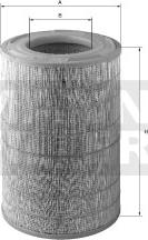 Mann-Filter C 32 1752 - Filter za zrak www.molydon.hr