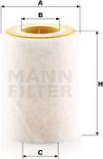 Mann-Filter C 1036/2 - Filter za zrak www.molydon.hr