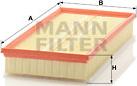 Mann-Filter C 37 153/1 - Filter za zrak www.molydon.hr