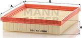 Mann-Filter C 24 025 - Filter za zrak www.molydon.hr