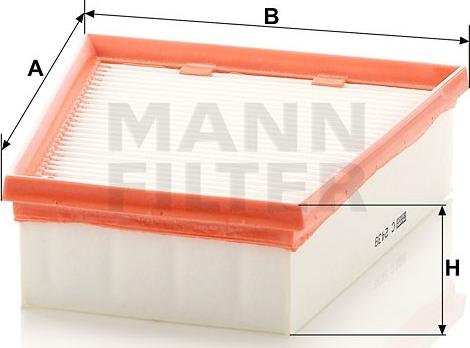 Mann-Filter C 2439/1 - Filter za zrak www.molydon.hr