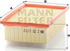 Mann-Filter C 25 117/2 - Filter za zrak www.molydon.hr