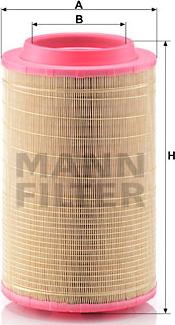 Mann-Filter C 25 860/5 - Filter za zrak www.molydon.hr