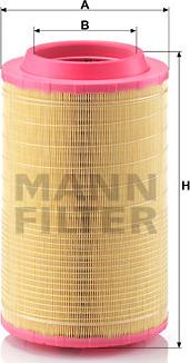 Mann-Filter C 25 860/6 - Filter za zrak www.molydon.hr