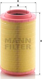 Mann-Filter C 25 860/8 - Filter za zrak www.molydon.hr