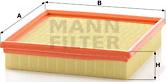 Mann-Filter C 2290 - Filter za zrak www.molydon.hr