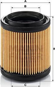 Mann-Filter C 710/1 - Filter za zrak www.molydon.hr