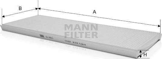 Mann-Filter CU 4251/1 - Filter kabine www.molydon.hr