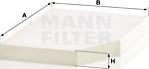 Mann-Filter CU 30 007 - Filter kabine www.molydon.hr