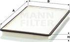 Mann-Filter CU 3032 - Filter kabine www.molydon.hr