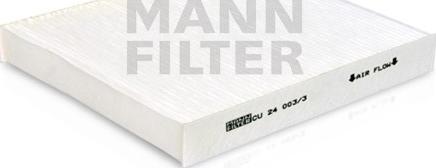 Mann-Filter CU 24 003/3 - Filter kabine www.molydon.hr