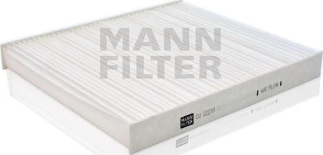 Mann-Filter CU 2227/1 - Filter kabine www.molydon.hr