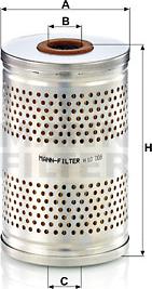 Mann-Filter H 10 008 x - Filter, radna hidraulika www.molydon.hr