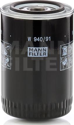 Mann-Filter W 940/9 - Filter za ulje www.molydon.hr