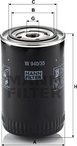 Mann-Filter W 940/35 - Filter za ulje www.molydon.hr