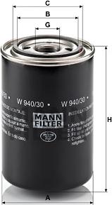 Mann-Filter W 940/30 - Filter za ulje www.molydon.hr