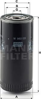 Mann-Filter W 962/53 - Filter za ulje www.molydon.hr