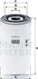 Mann-Filter W 9019 - Filter za ulje www.molydon.hr