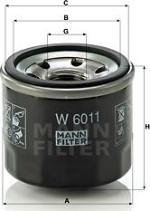Mann-Filter W 6011 - Filter za ulje www.molydon.hr