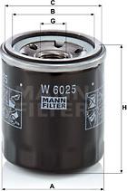 Mann-Filter W 6025 - Filter za ulje www.molydon.hr