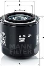 Mann-Filter W 10 050 - Filter za ulje www.molydon.hr