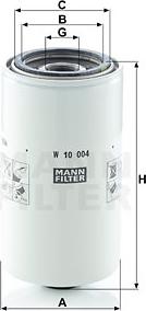 Mann-Filter W 10 004 - Filter za ulje www.molydon.hr