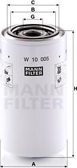 Mann-Filter W 10 005 - Filter za ulje www.molydon.hr