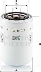 Mann-Filter W 10 020 - Filter za ulje www.molydon.hr