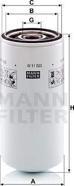 Mann-Filter W 11 023 - Filter za ulje www.molydon.hr