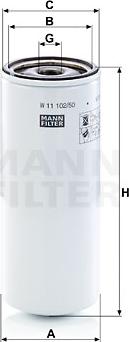 Mann-Filter W 11 102/50 - Filter za ulje www.molydon.hr