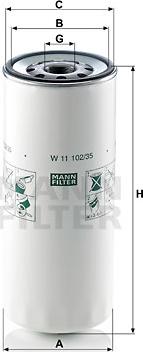 Mann-Filter W 11 102/35 - Filter za ulje www.molydon.hr