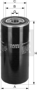 Mann-Filter W 12 250 - Filter za ulje www.molydon.hr