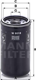 Mann-Filter W 8018 - Filter za ulje www.molydon.hr