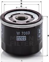 Mann-Filter W 7069 - Filter za ulje www.molydon.hr