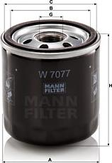 Mann-Filter W 7077 - Filter za ulje www.molydon.hr