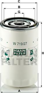 Mann-Filter W 719/27 - Filter za ulje www.molydon.hr