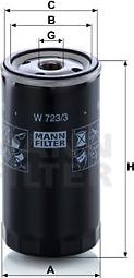 Mann-Filter W 723/3 - Filter za ulje www.molydon.hr