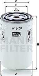 Mann-Filter WA 940/9 - Filter rashladne tekućinu www.molydon.hr